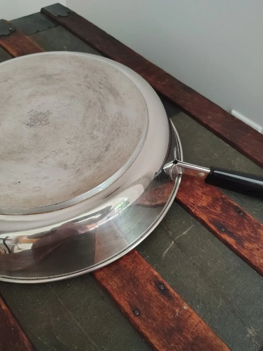Vintage Revere Ware 12 Inch Skillet